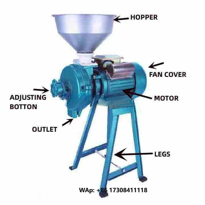 Grain Mill Grinder - Molino Pulverizador de Granos Húmedos y