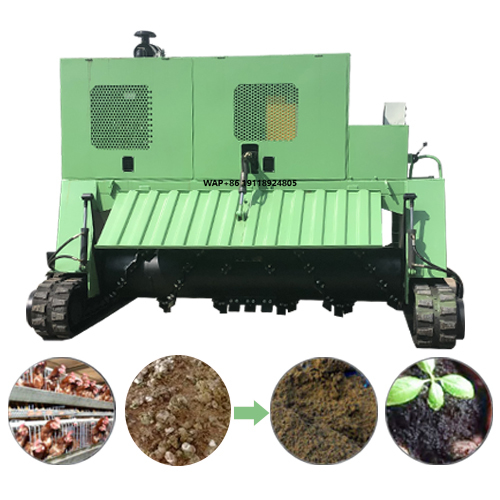 Compost Turner Machine - Maquinaria Agrícola, Tractores, Máquina Totalmente Automática