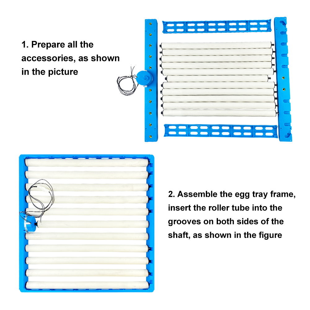 Bandeja giratoria automática d - Quail Egg Incubator reseña y precio