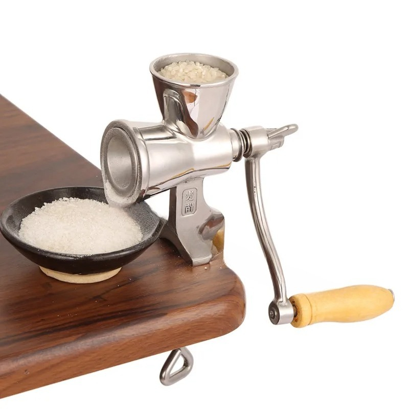 Molino manual de acero inoxida - Grain Mill Grinder reseña y precio