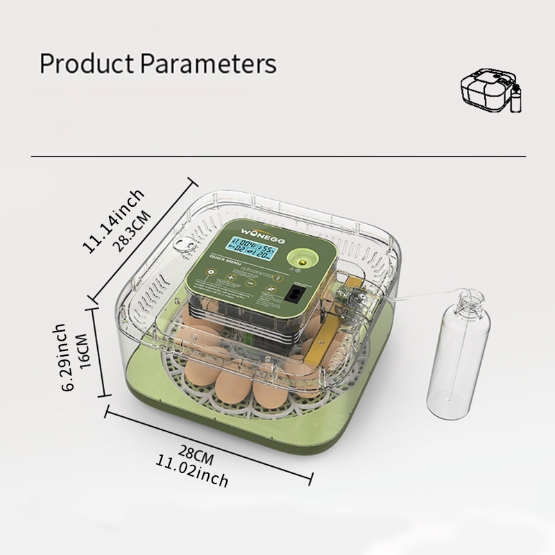 Nueva máquina incubadora de hu - Quail Egg Incubator reseña y precio