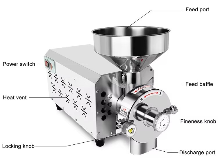 Molino Pulverizador Comercial  - Grain Mill Grinder reseña y precio
